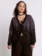 Cathedral print cardigan