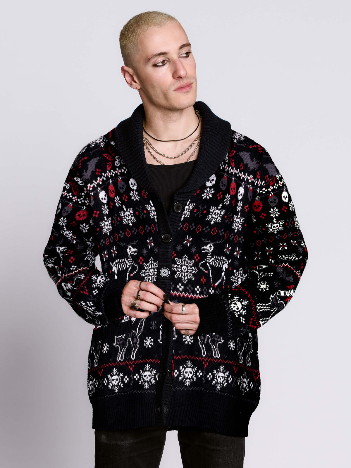 Bat Xmas Cardigan