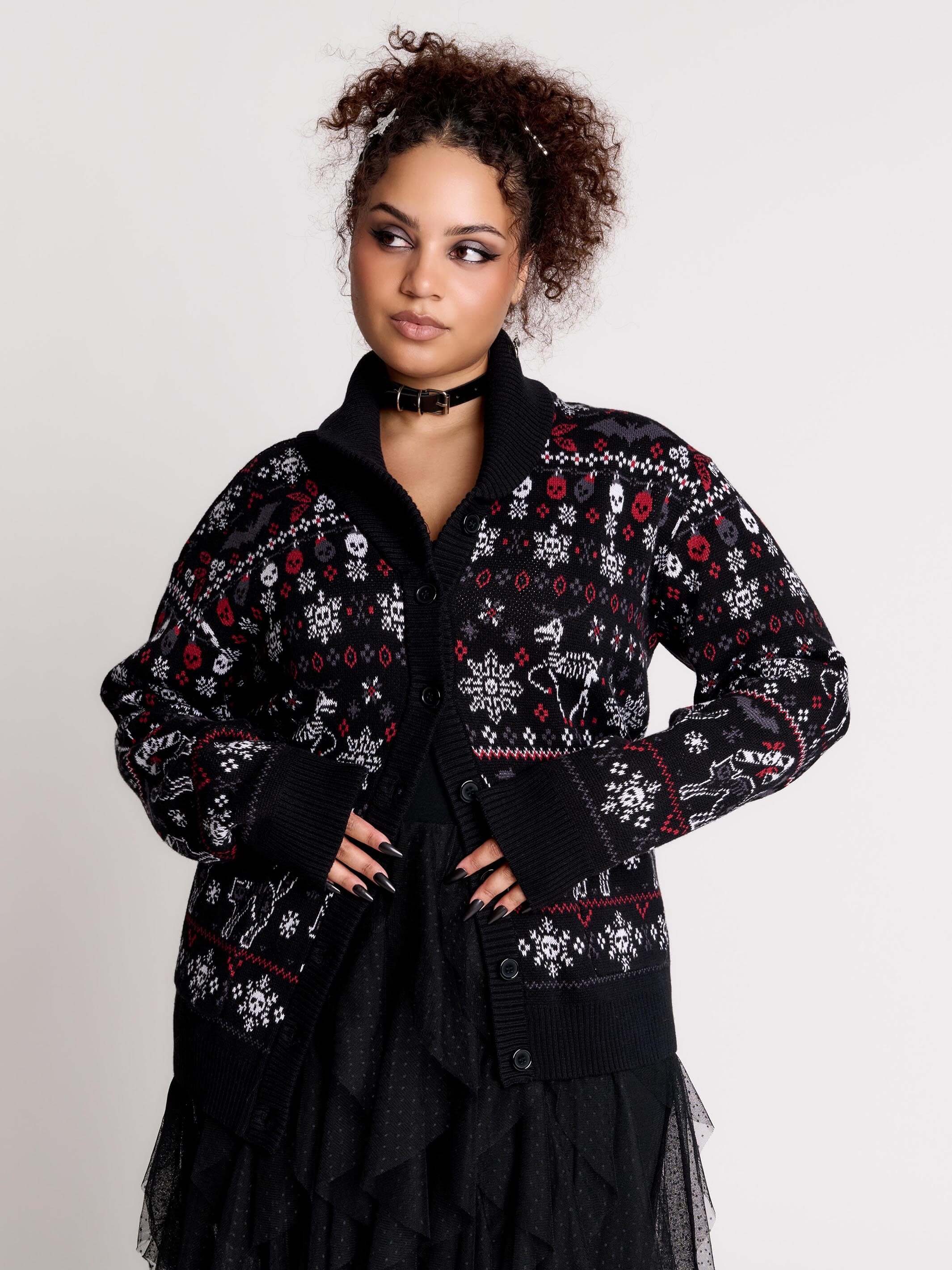 Bat Xmas Cardigan