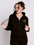 Cropped Pentacle Hoodie