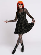 Decayed Forest Zipper Dress