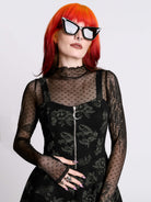 Decayed Forest Zipper Dress