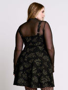 Decayed Forest Zipper Dress