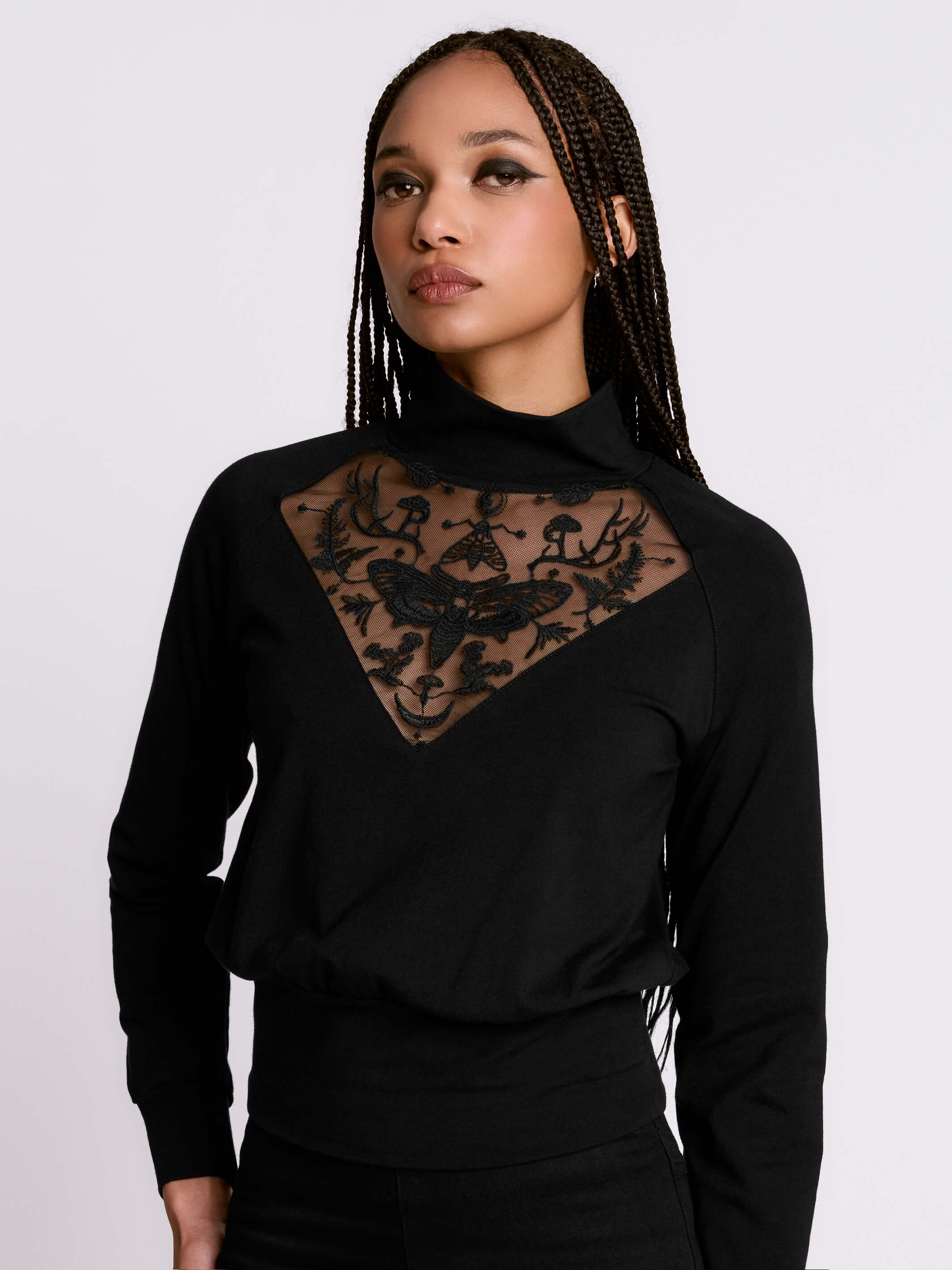 Forest Witch Embroidered Top