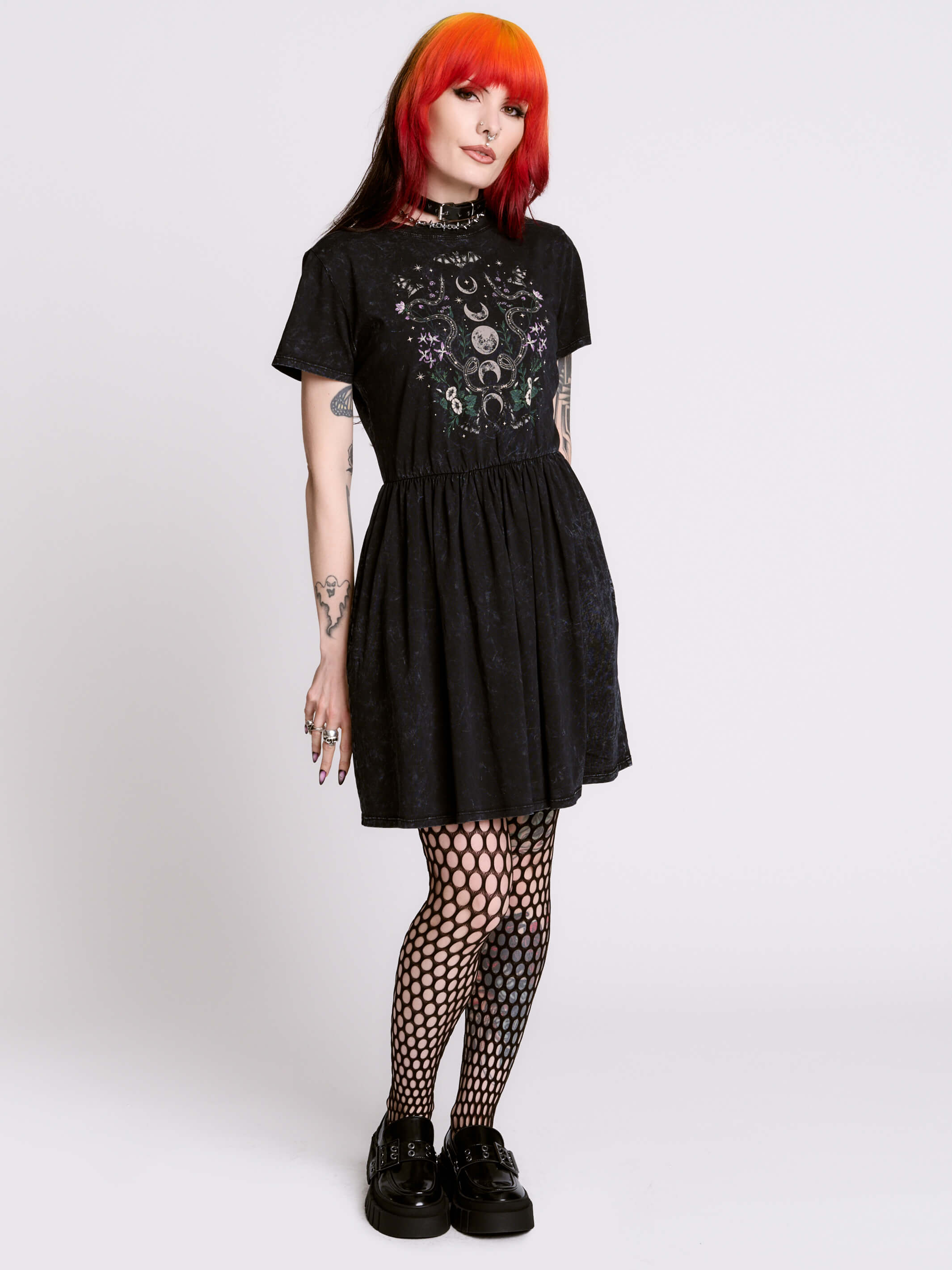 MOON GARDEN BABY DOLL DRESS