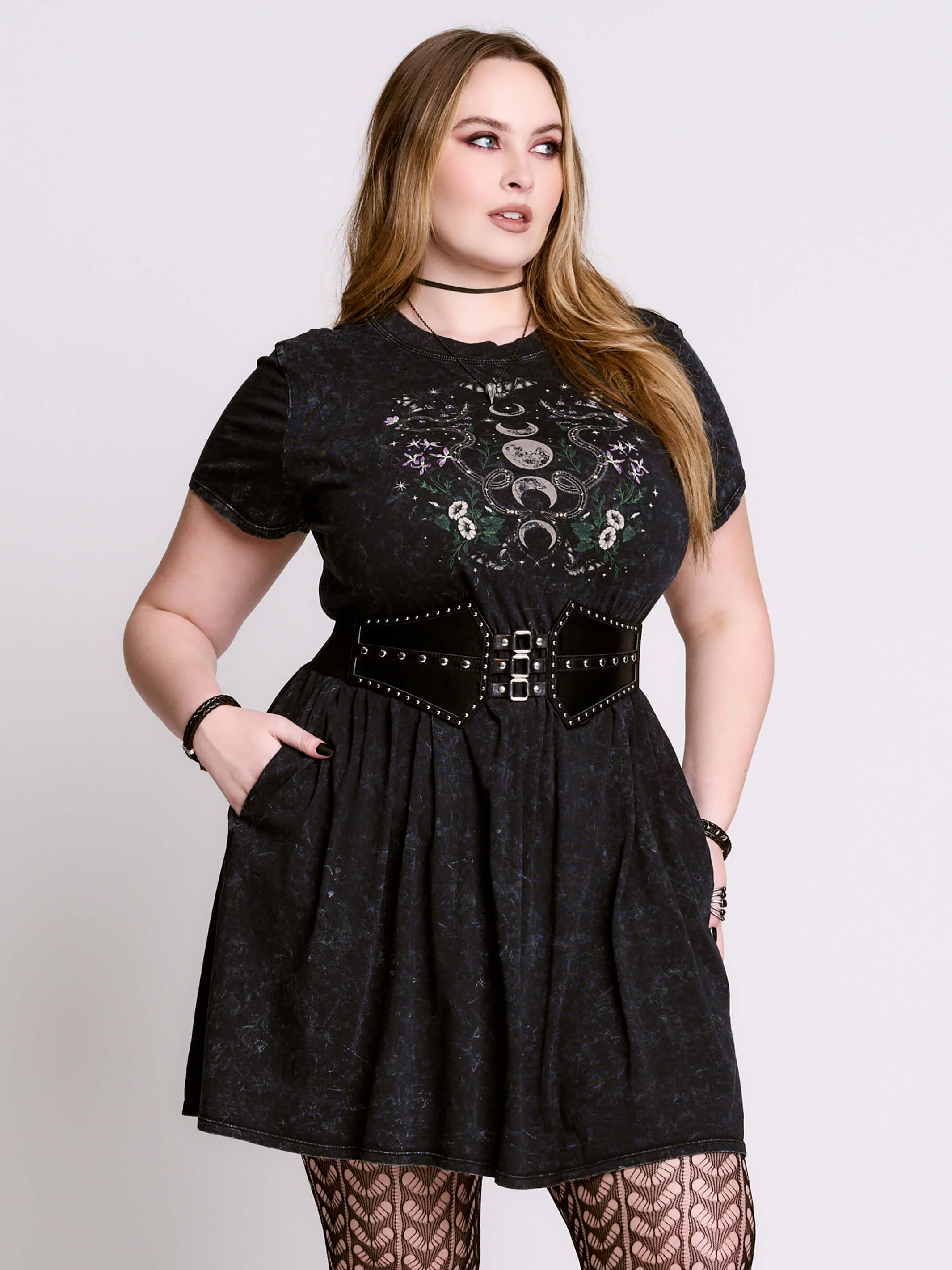 MOON GARDEN BABY DOLL DRESS