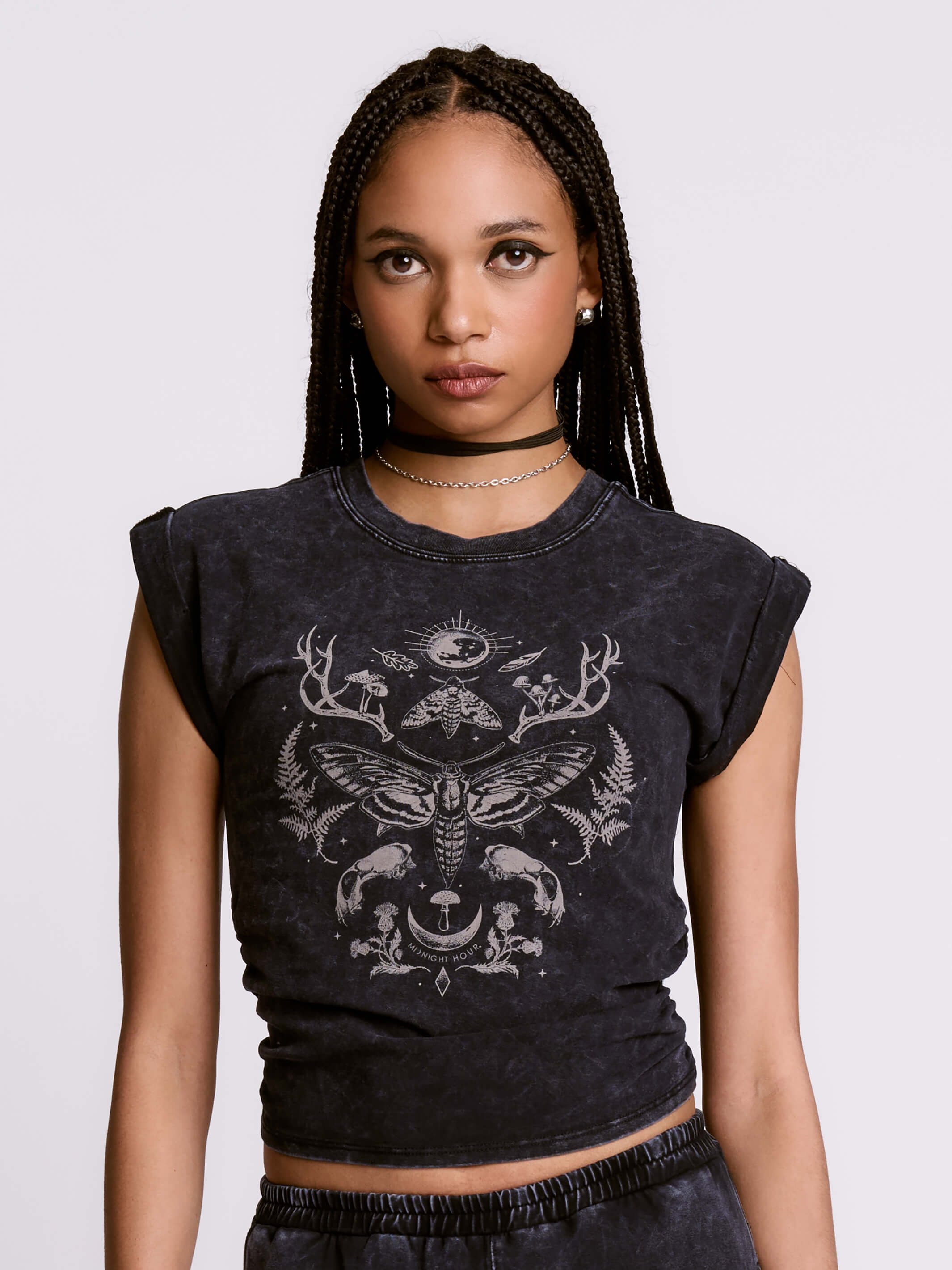 FOREST WITCH MINERAL WASH BABY TEE