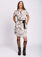 Gothic Toile shirt dress