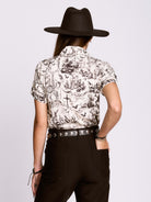 Gothic toile academia shirt