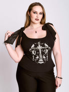 gothic toile tank