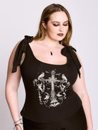 gothic toile tank