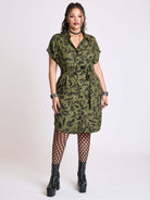 Garden Witch Shirt Dress