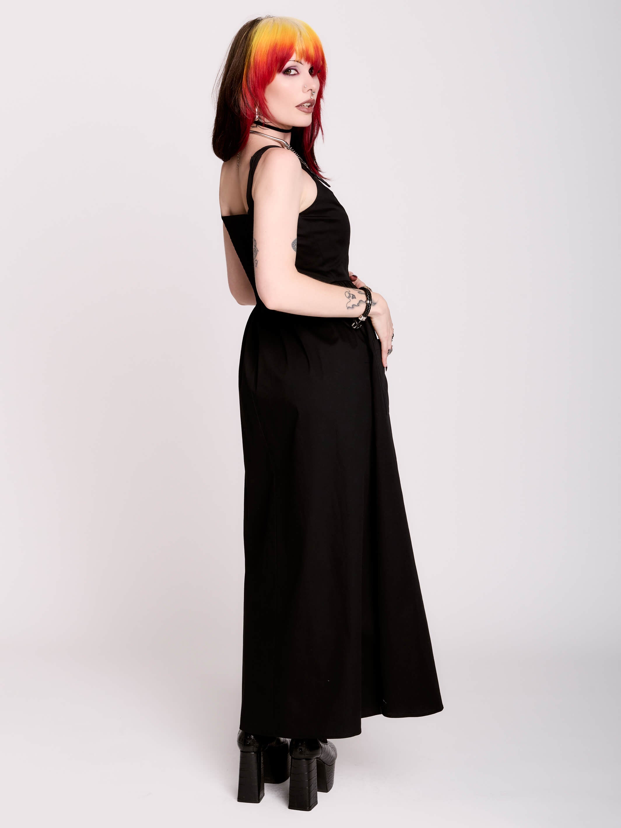LACE UP SUNDRESS