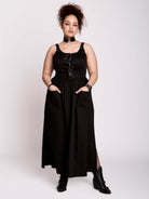 LACE UP SUNDRESS