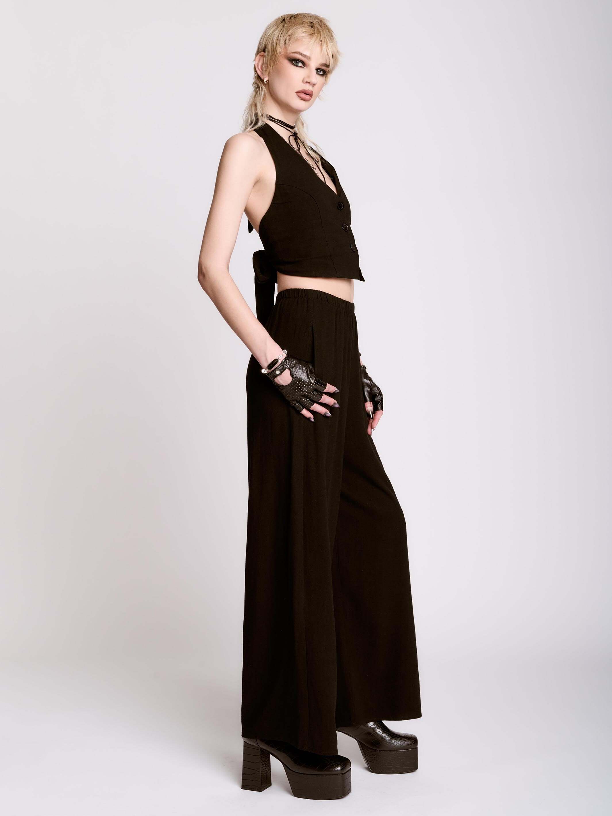LINEN PALAZZO PANT