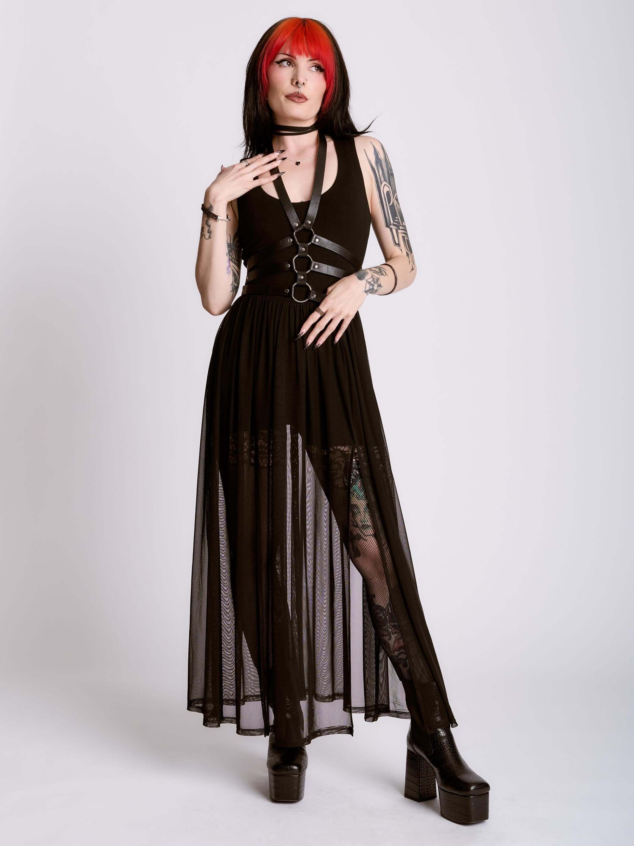MAXI MESH ROMPER