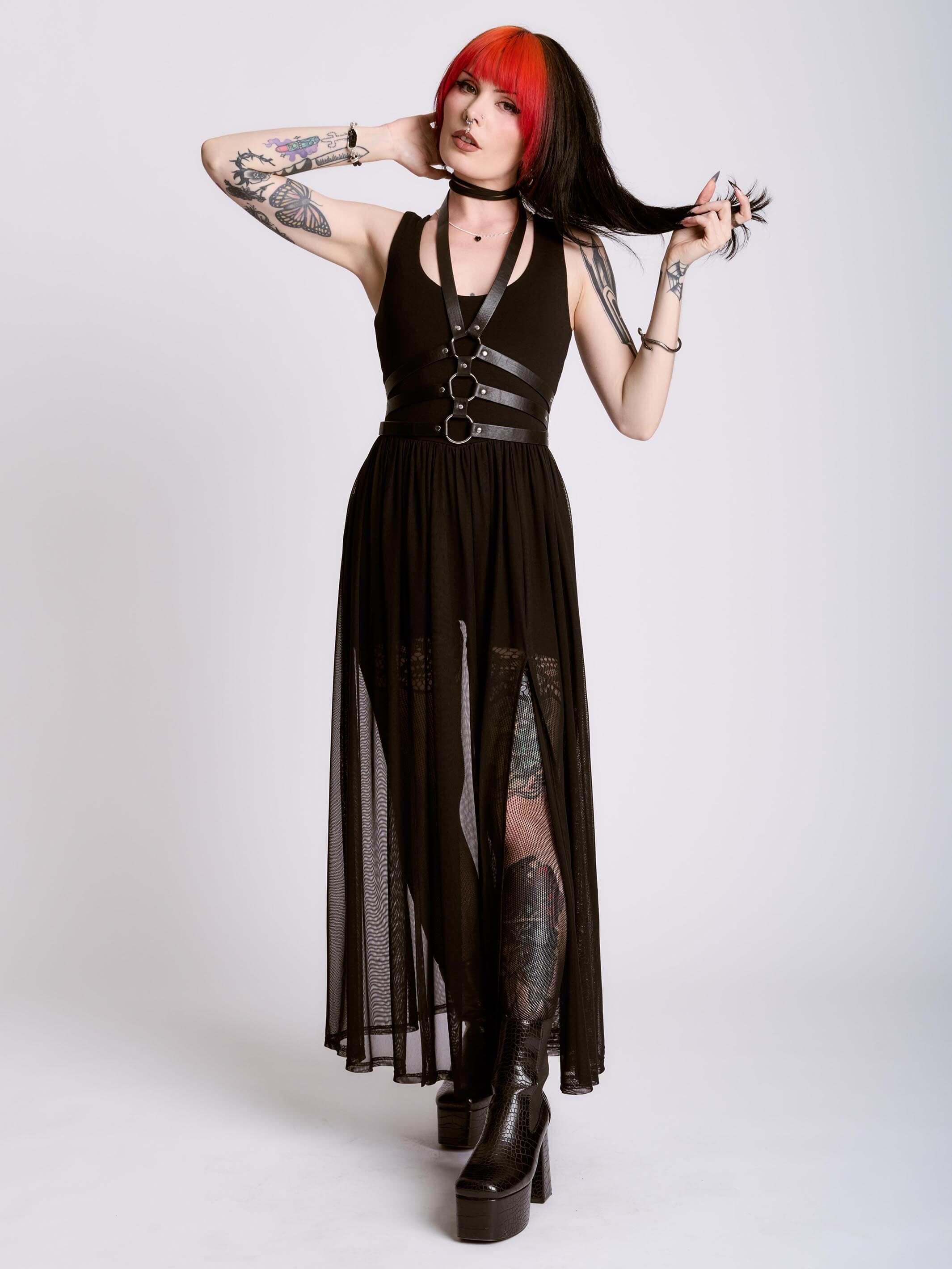 MAXI MESH ROMPER