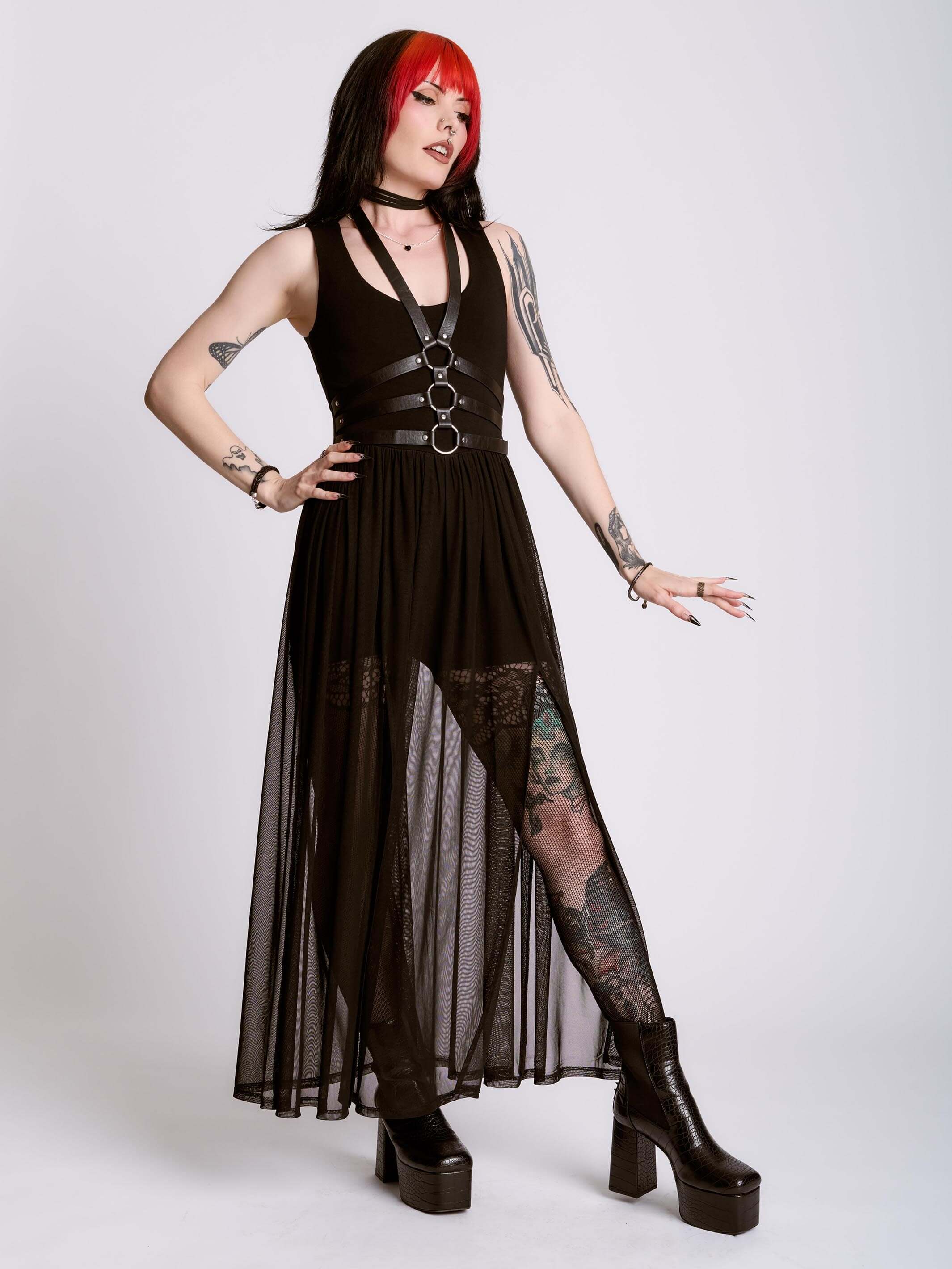 MAXI MESH ROMPER