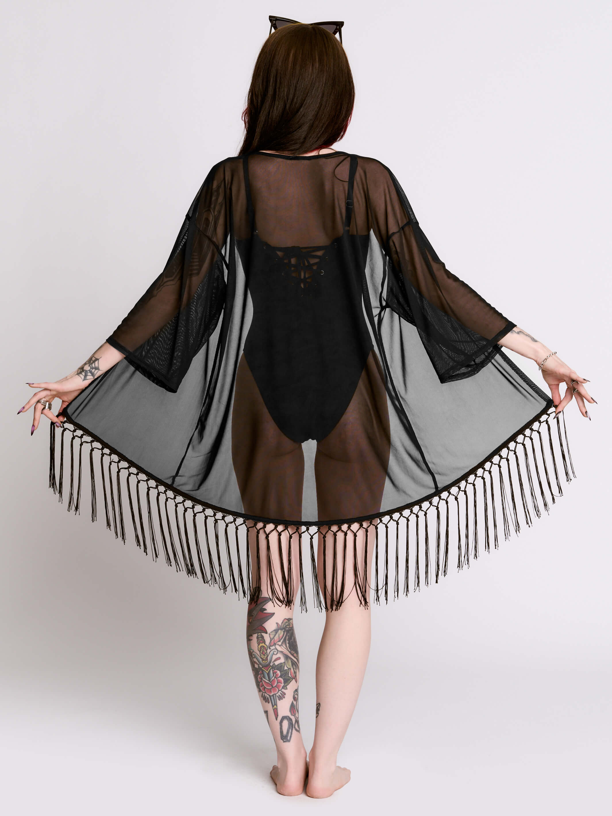 Mesh Kimono