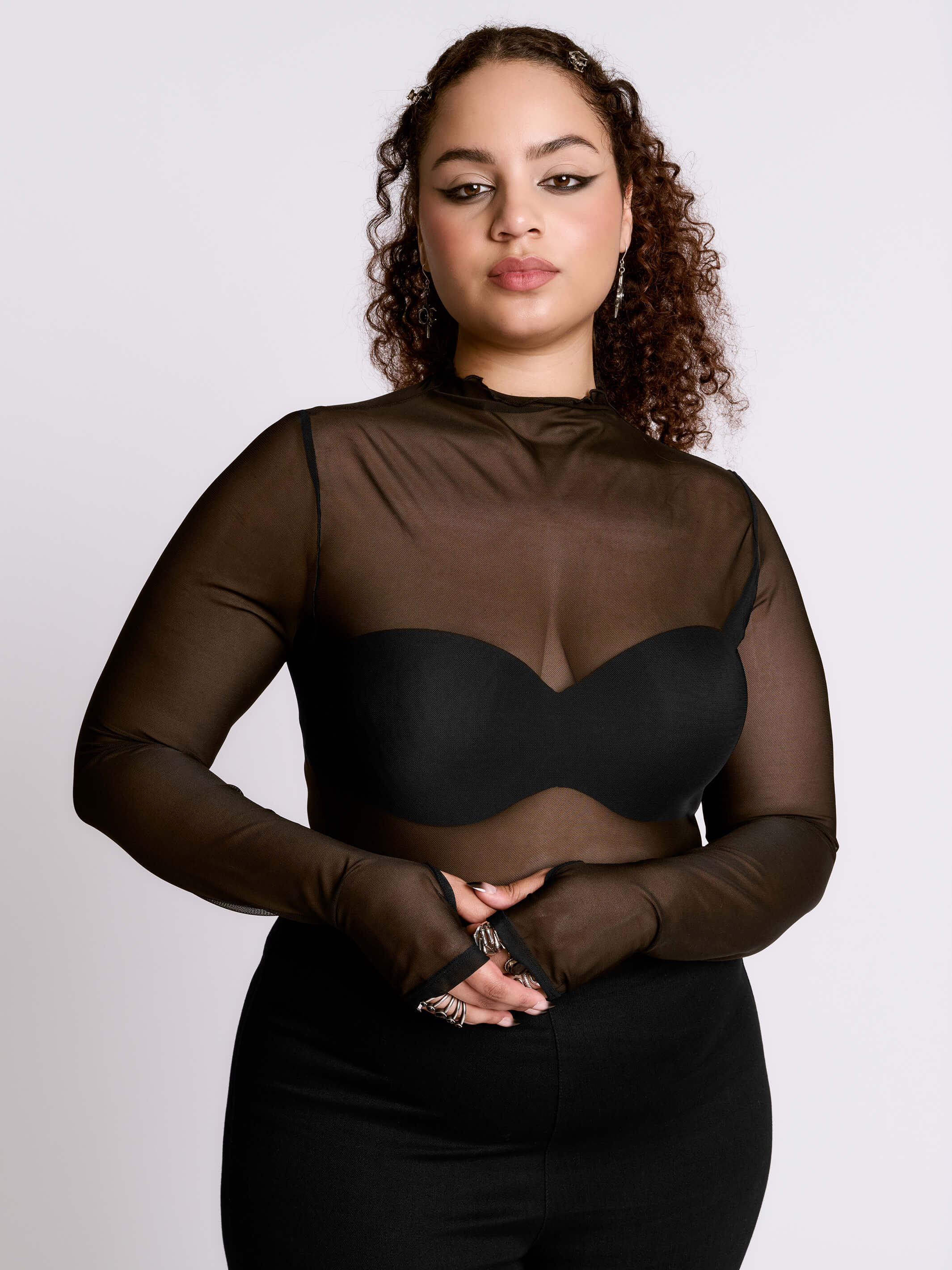 Powermesh Long Sleeve Top