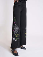 Night Raven Palazzo Pants