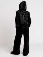 nocturnal garden wide leg jogger