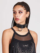 o-ring pleather choker