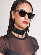 o-ring pleather choker