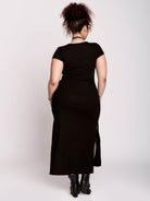 Rib O-Ring Maxi Dress