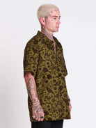 Raven Brocade Shirt