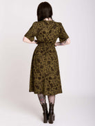 RAVEN BROCADE DRESS