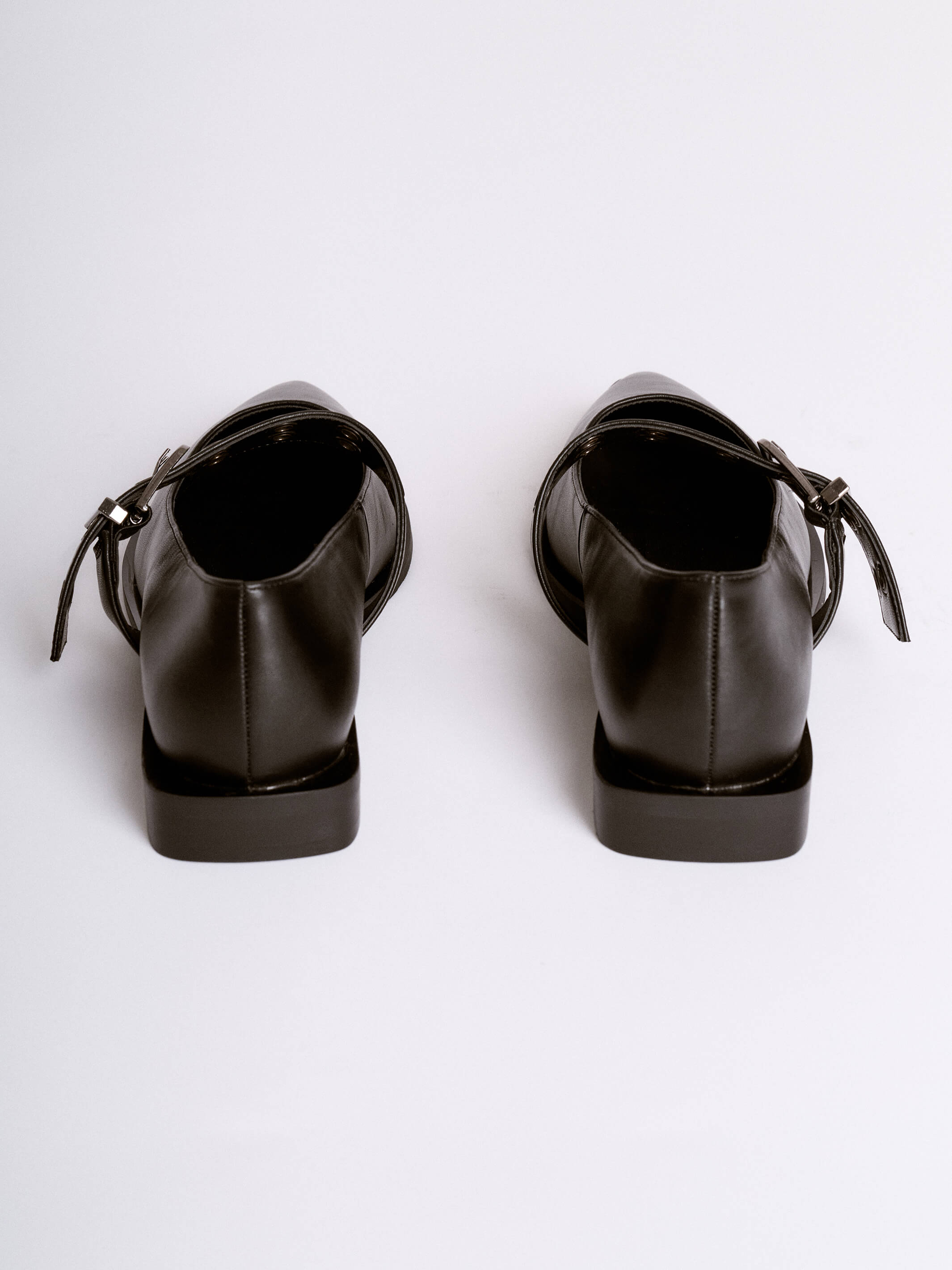 buckle ballet flats