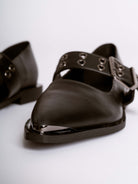 buckle ballet flats