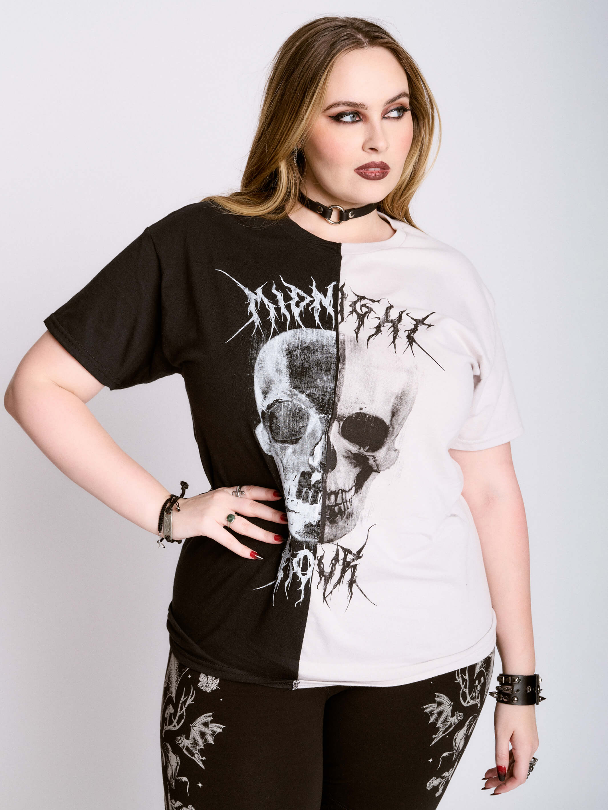SPLIT SKULL T-SHIRT