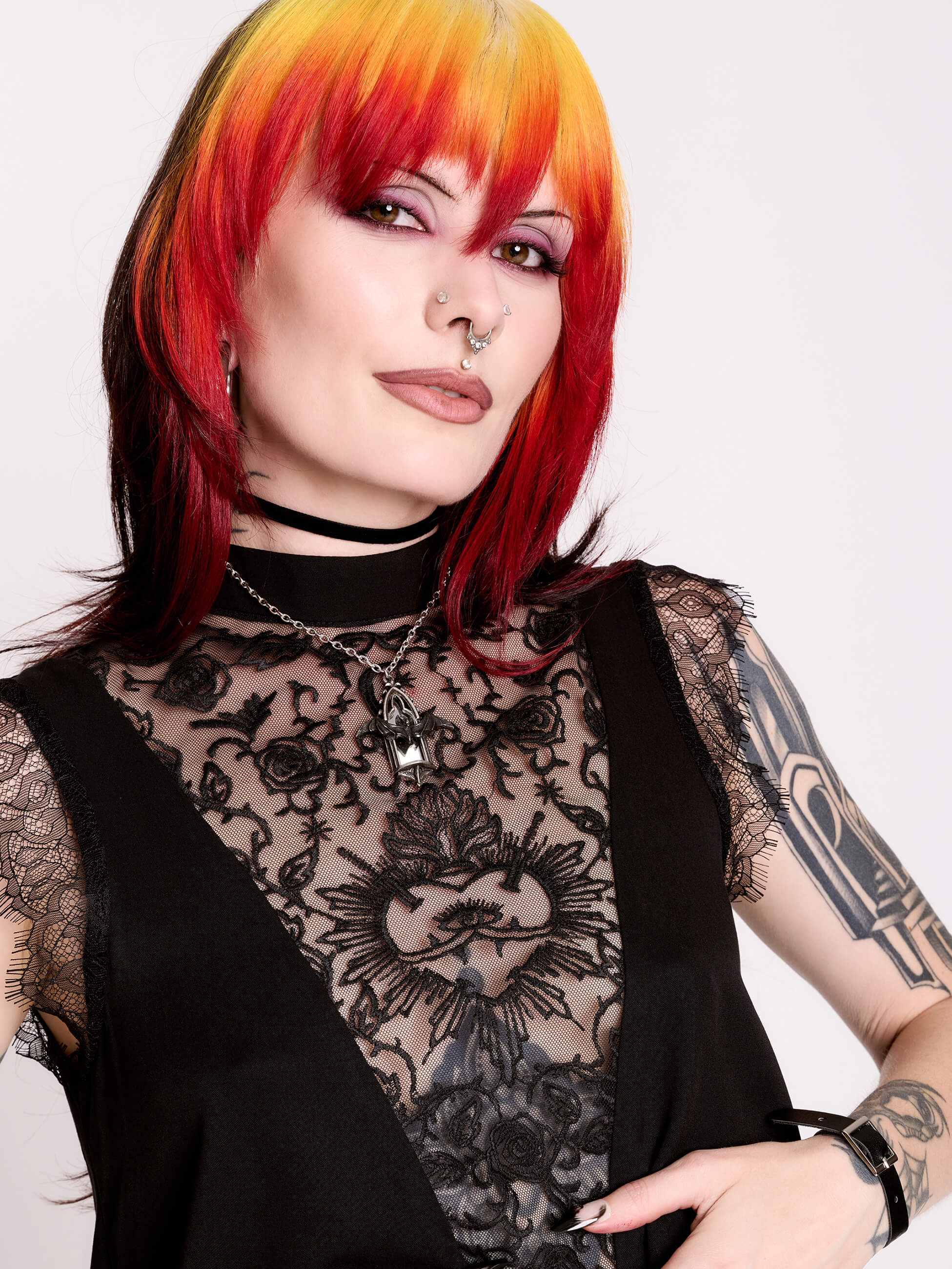 Sacred Heart Victorian Top