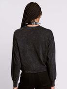 SACRED HEART CROPPED TOP MINERAL WASH