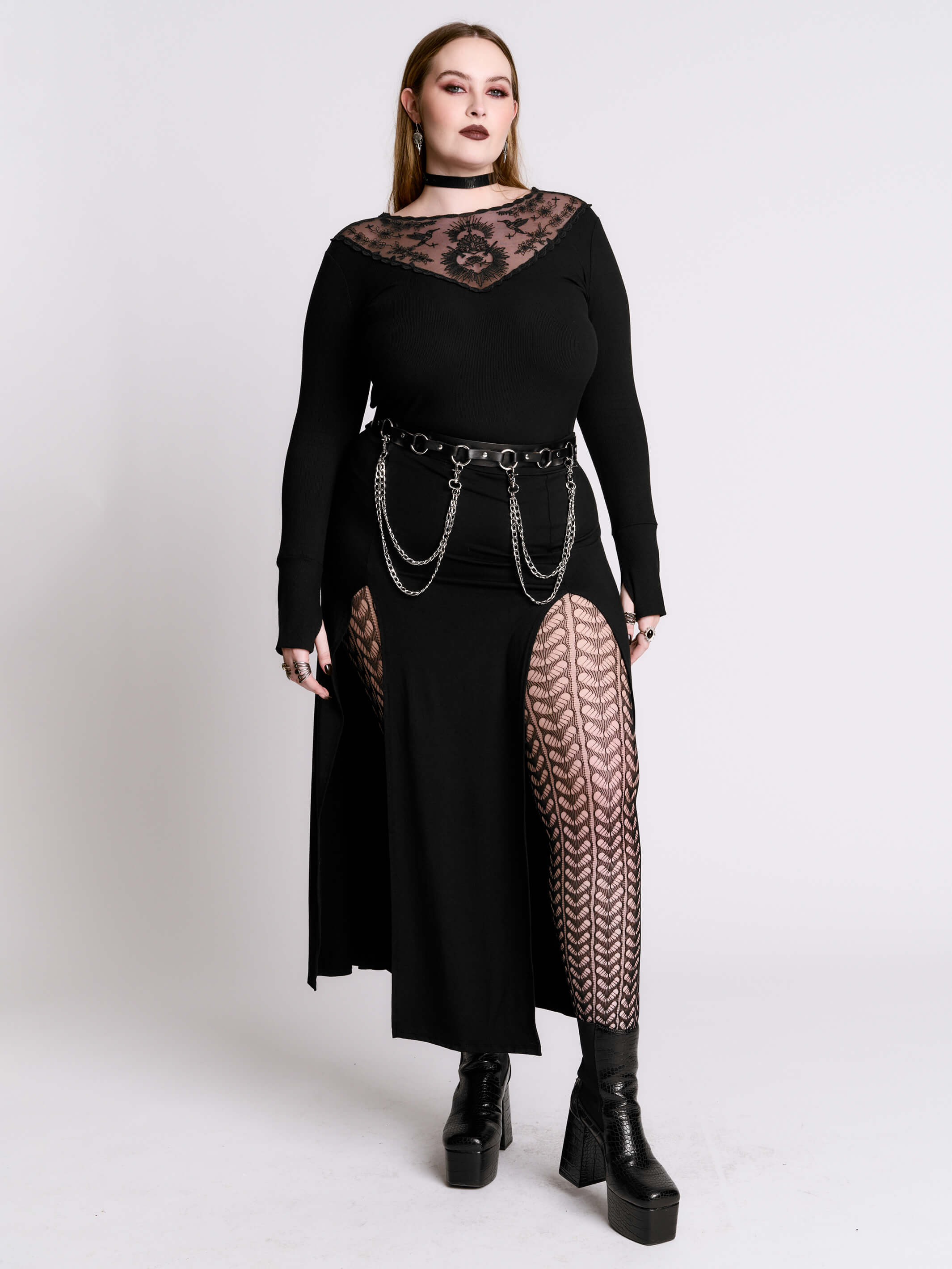 SACRED HEART RIB TOP