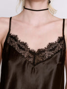 SATIN BAT LACE PJ SET