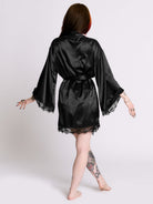 Satin Bat Lace Robe