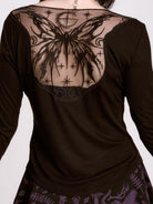 SIGIL MOTH LONG SLEEVE RIB TOP