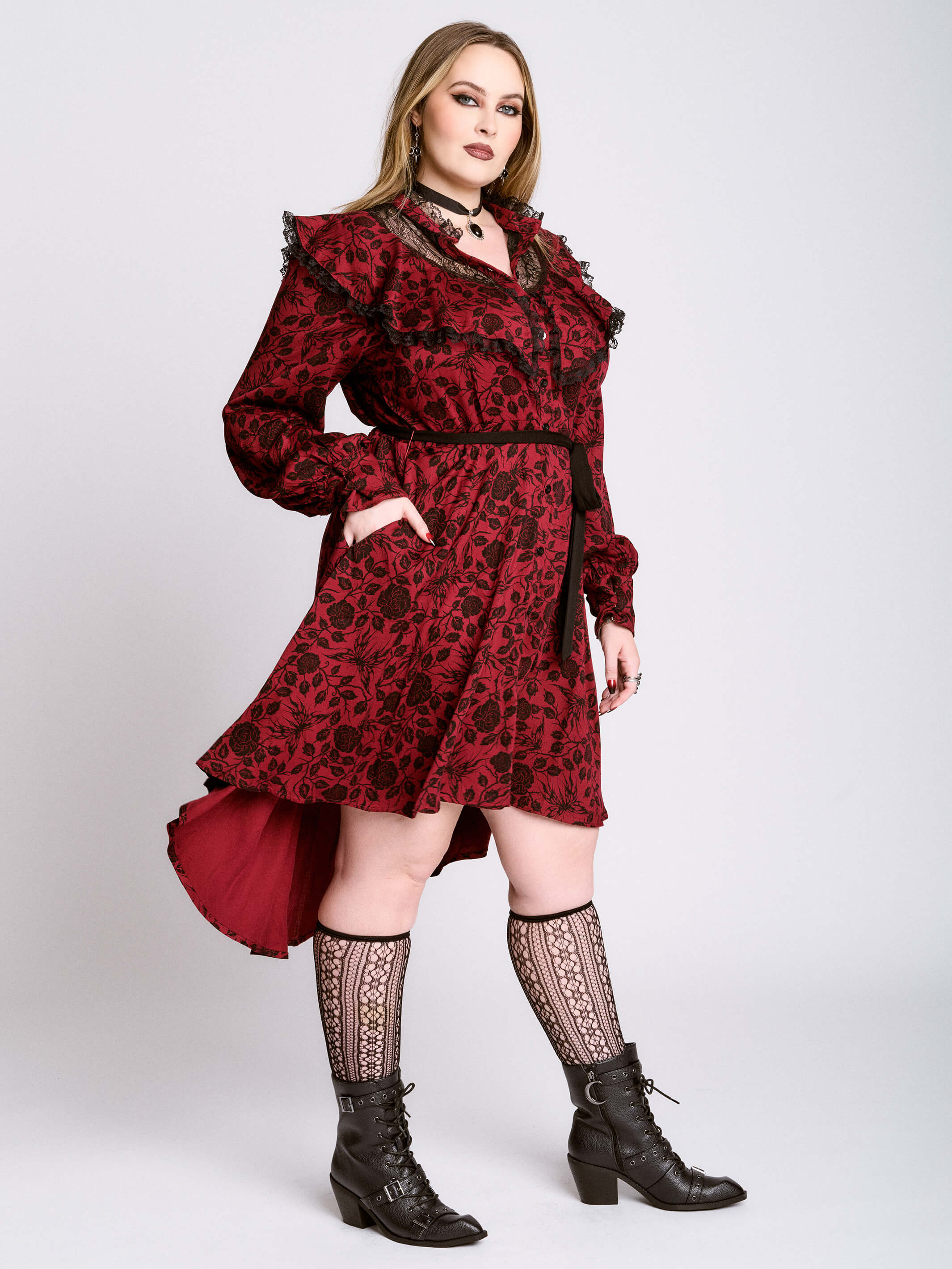SIGIL ROSE VICTORIAN DRESS