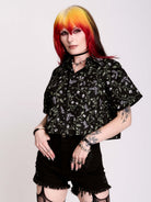 Skull Ivy Cropped Shirt