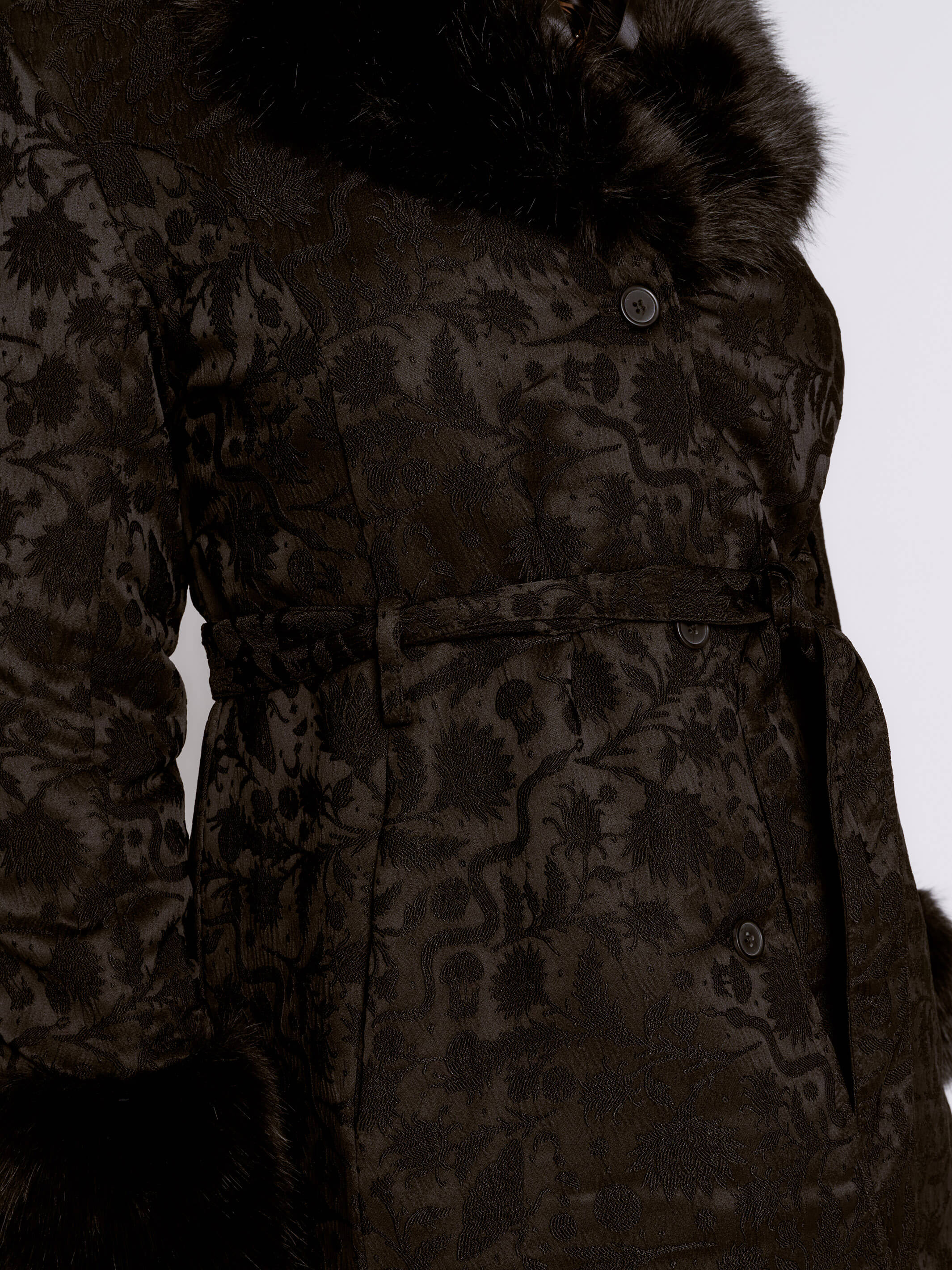 Svetlana Brocade Coat