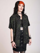 SWAMP WITCH BUTTON UP