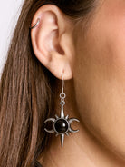 TRIPPLE MOON EARRING