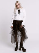 TULLE RUFFLE SKIRT