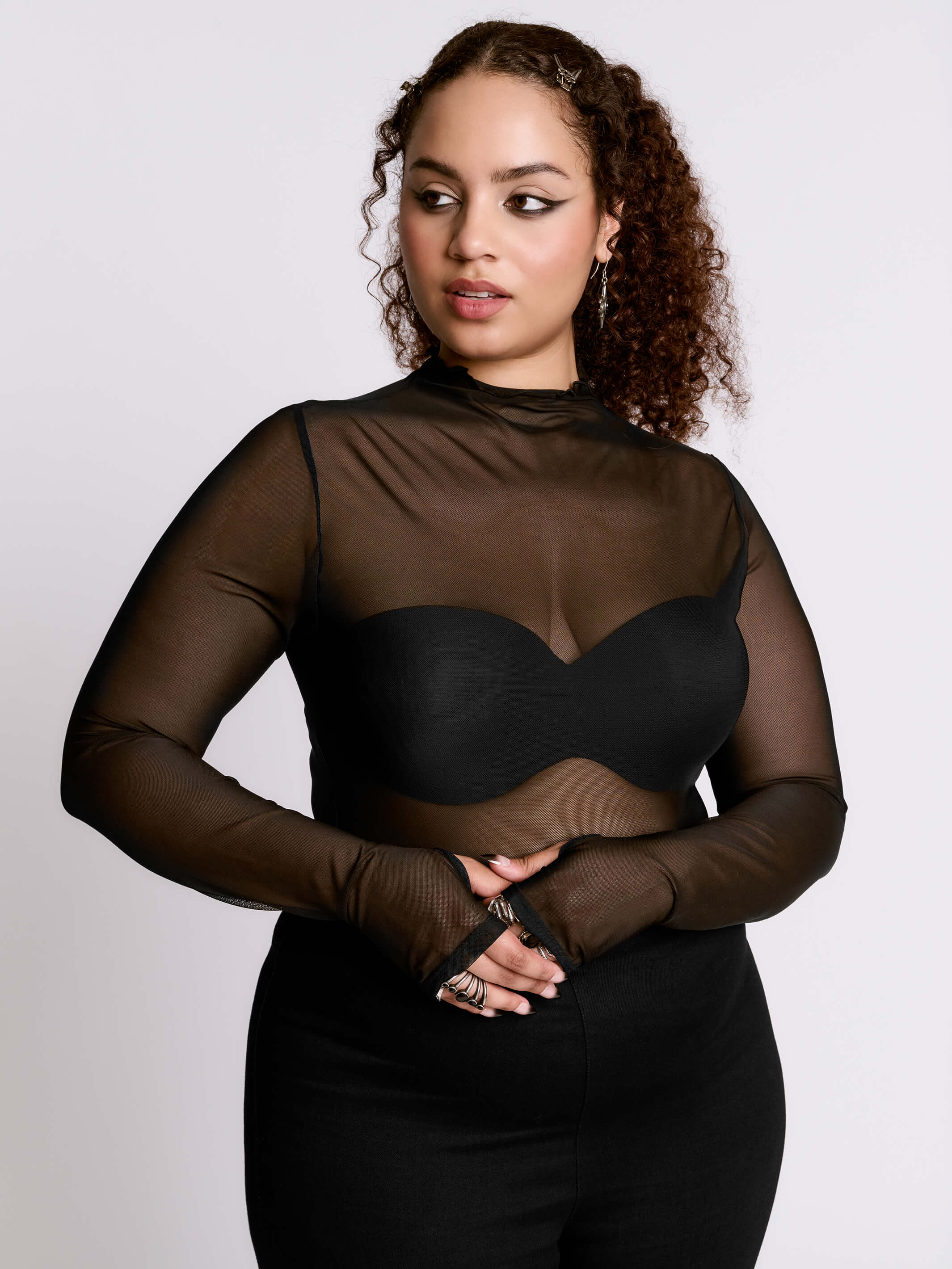 Powermesh Long Sleeve Top