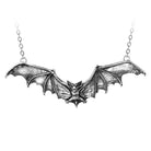 Gothic bat necklace