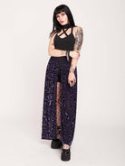 Boho goth vibes! Enchant them all in this velvet burnout onesie dress. Goth girl, bats, fishnet, nu goth, goth aesthetic, dark alt fahsion, dark fashion aesthetic.